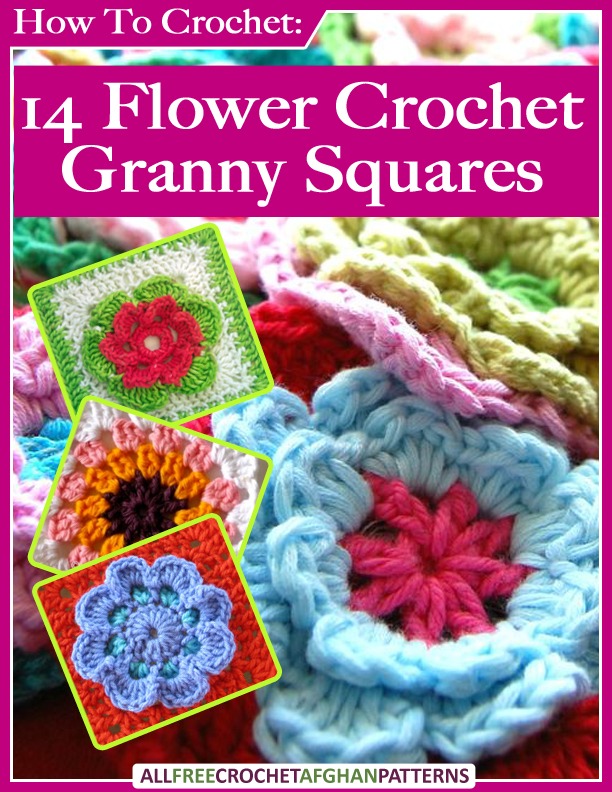Flower Crochet Granny Squares Patter Free)