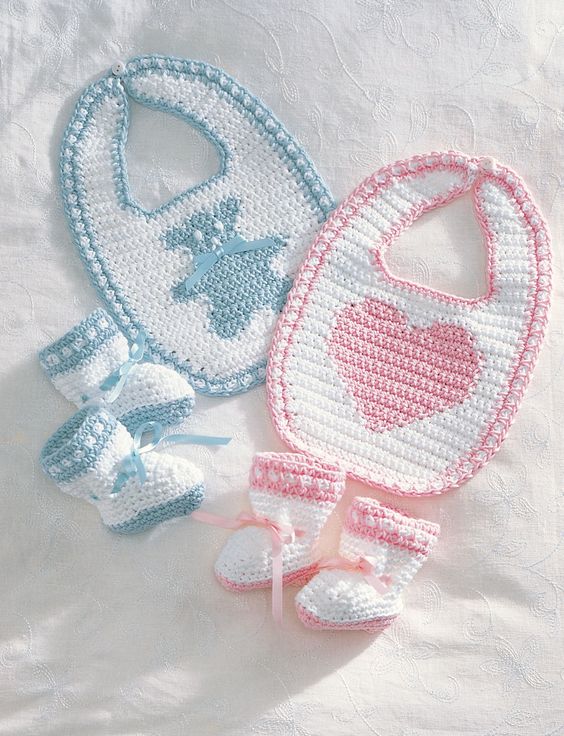 Resultado de imagen de puntillas de crochet para gasas de bebe