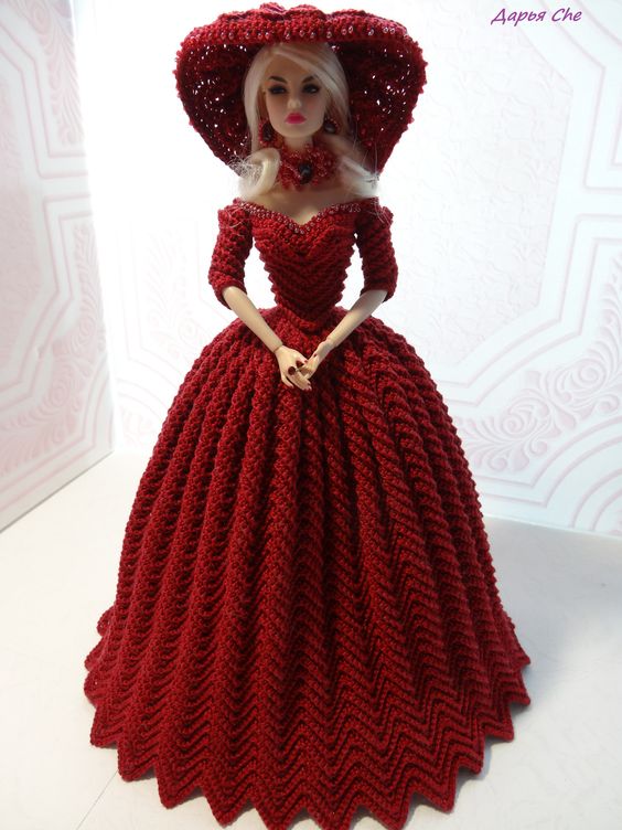 Arenoso Confrontar Servicio Patrones de vestidos para muñecas barbie a crochet - Crochetisimo