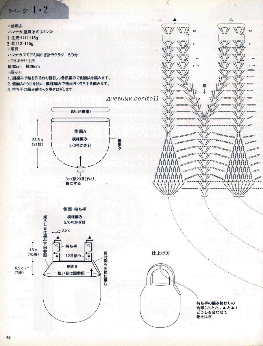 Авоськи связанные крючком схемы