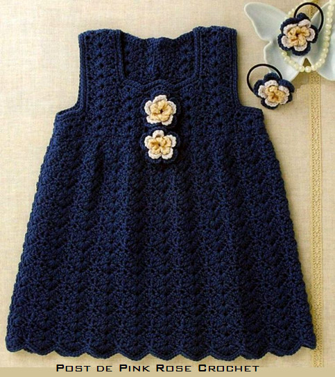 30 PATRONES de Vestidos para niñas tejidos a crochet - Crochetisimo