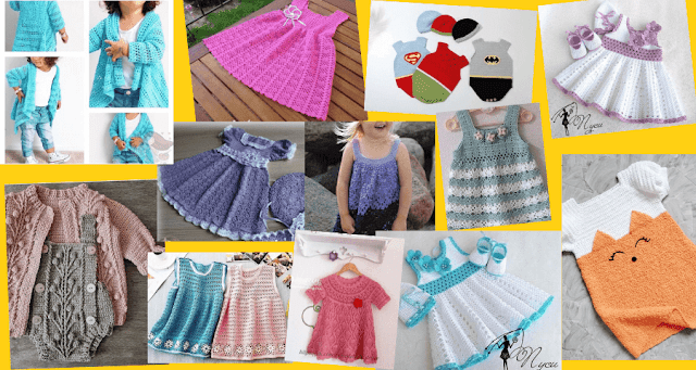 30 PATRONES de Vestidos niñas tejidos crochet - Crochetisimo