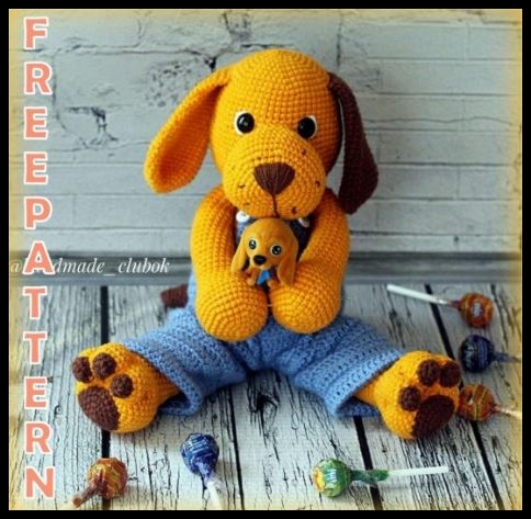 PATRÓN GRATIS de Perro Amigurumi paso a paso en español