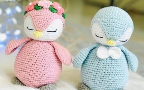 Pingüino Amigurumi paso a paso en español