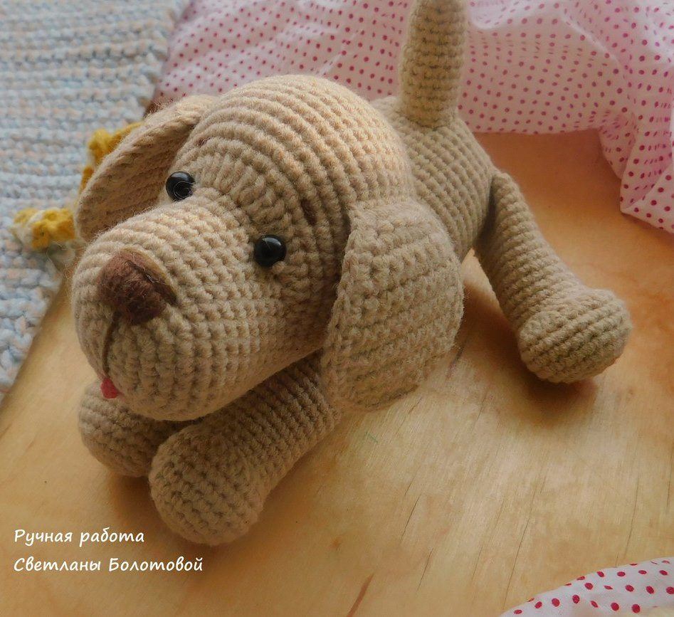 PATRON GRATIS Perro Bruno Amigurumi paso a paso
