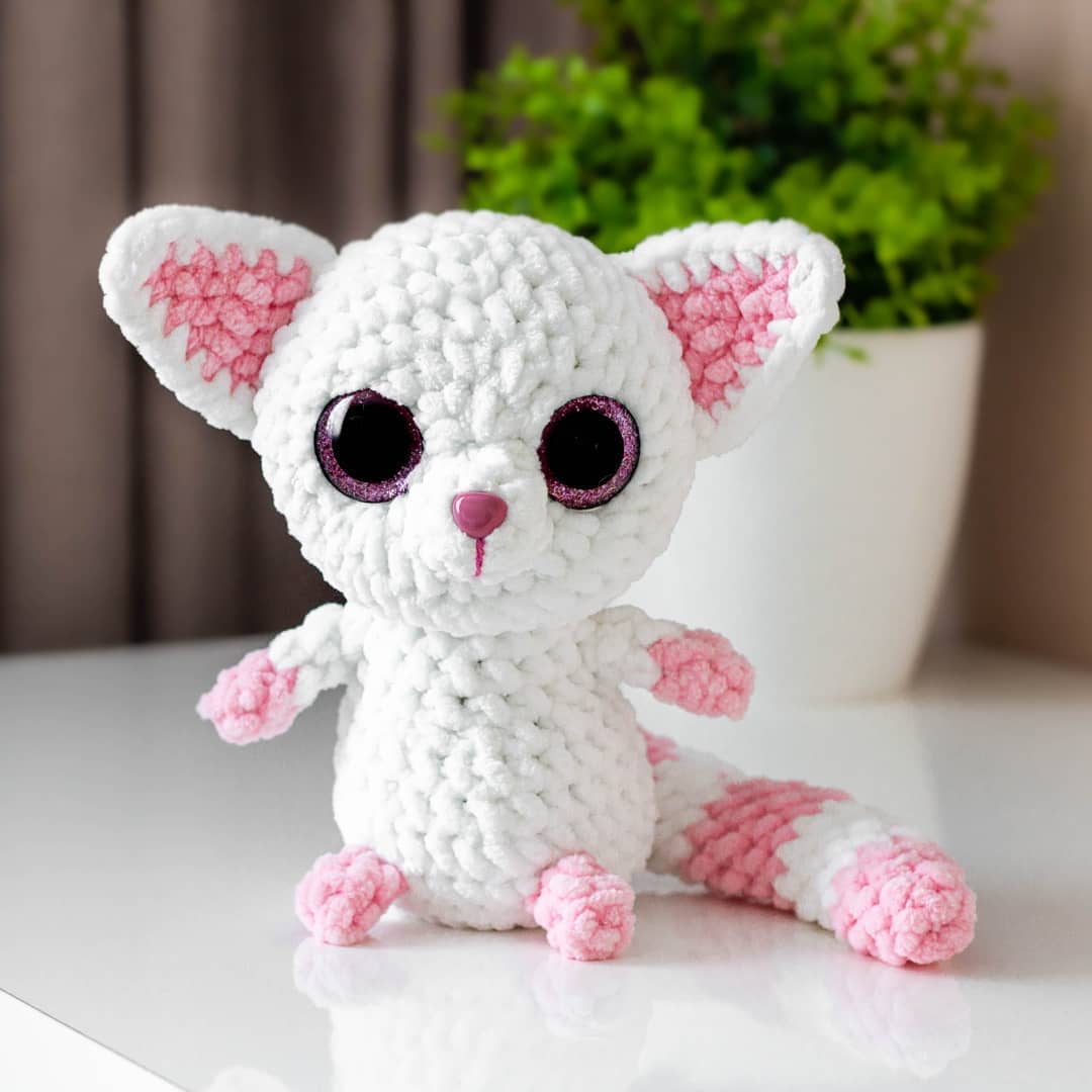 PATRÓN GRATIS de Lemur Amigurumi paso a paso (español)