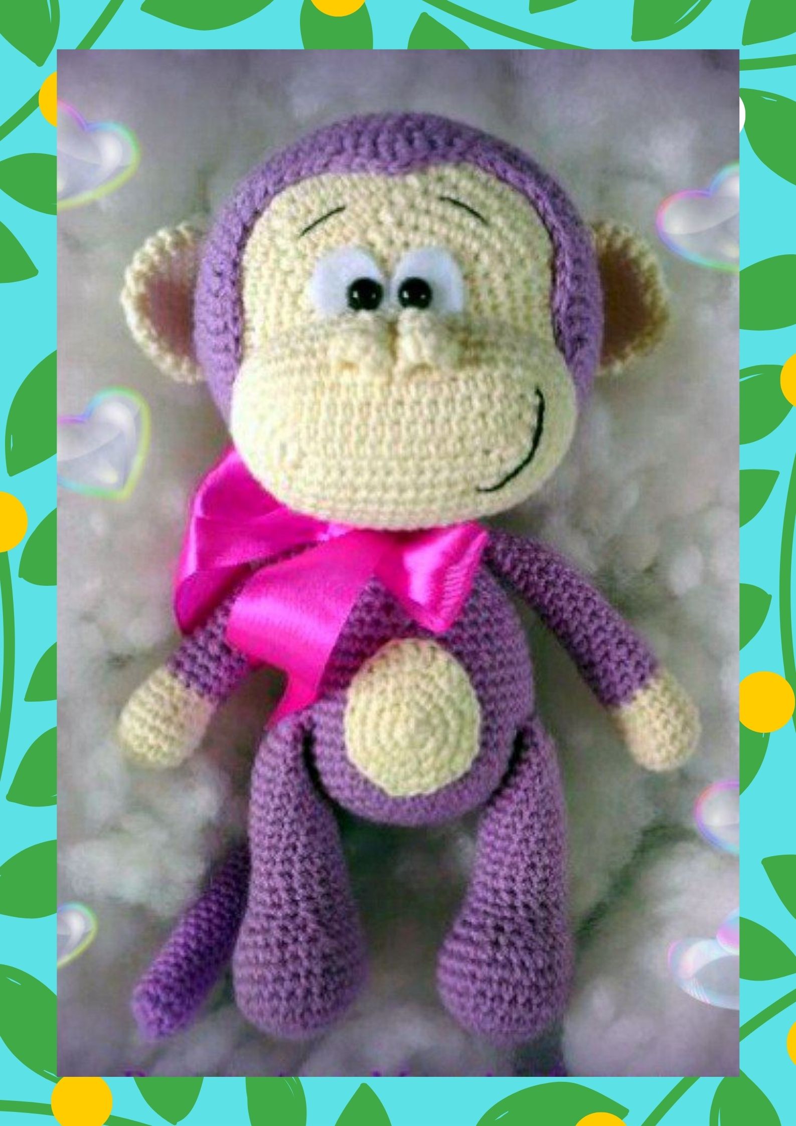 PATRÓN GRATIS de Mono Amigurumi paso a paso en español