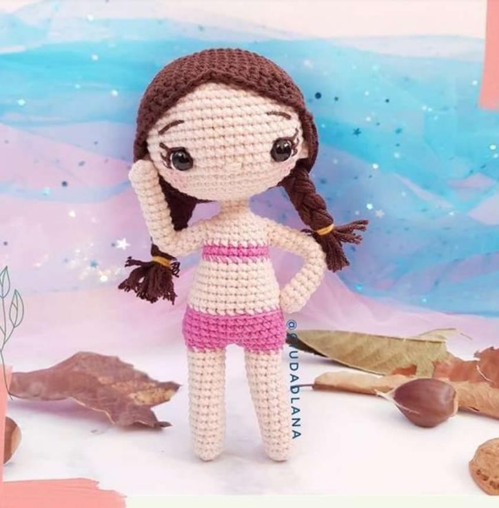 PATRÓN GRATIS AMIGURUMI Muñeca Alicia paso a paso en español