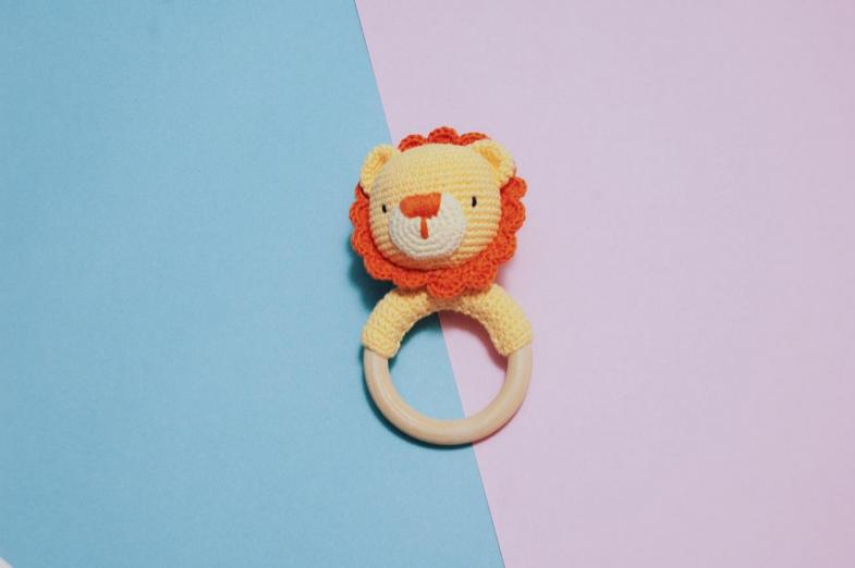 PATRÓN GRATIS Sonajero León Amigurumi paso a paso
