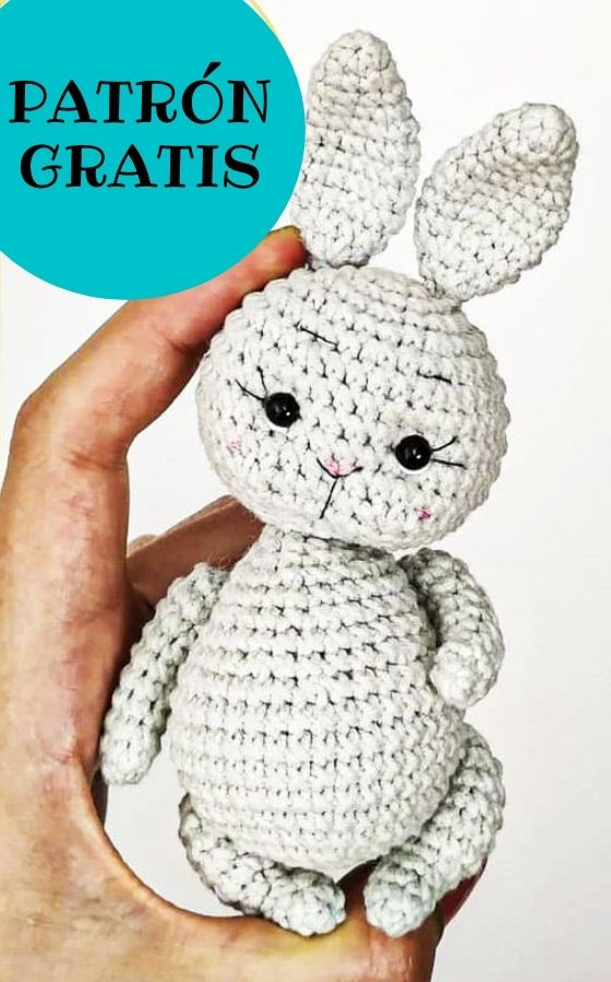 PATRÓN GRATIS Dulce Conejo Amigurumi paso a paso