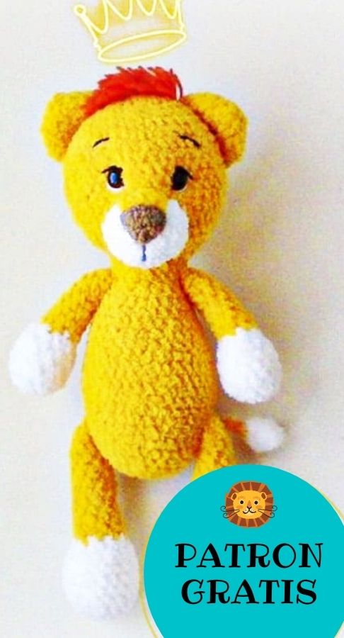 PATRON GRATIS Bebé León Amigurumi paso a paso
