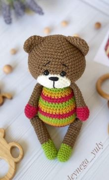PATRÓN GRATIS Oso Teddy Amigurumi paso a paso