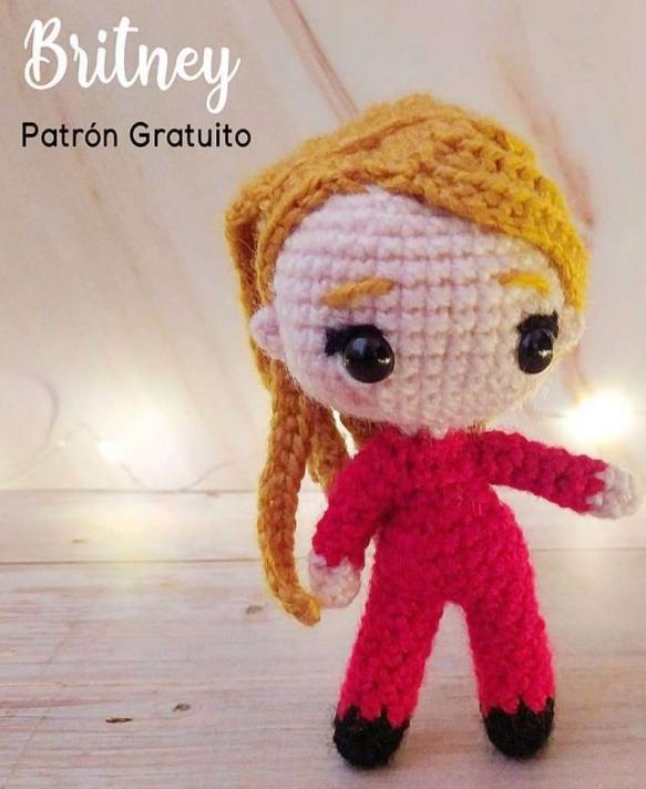 PATRÓN GRATIS Britney Amigurumi paso a paso