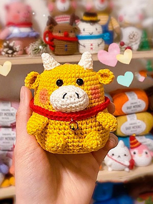 PATRÓN GRATIS  Buey Dorado Amigurumi paso a paso en español