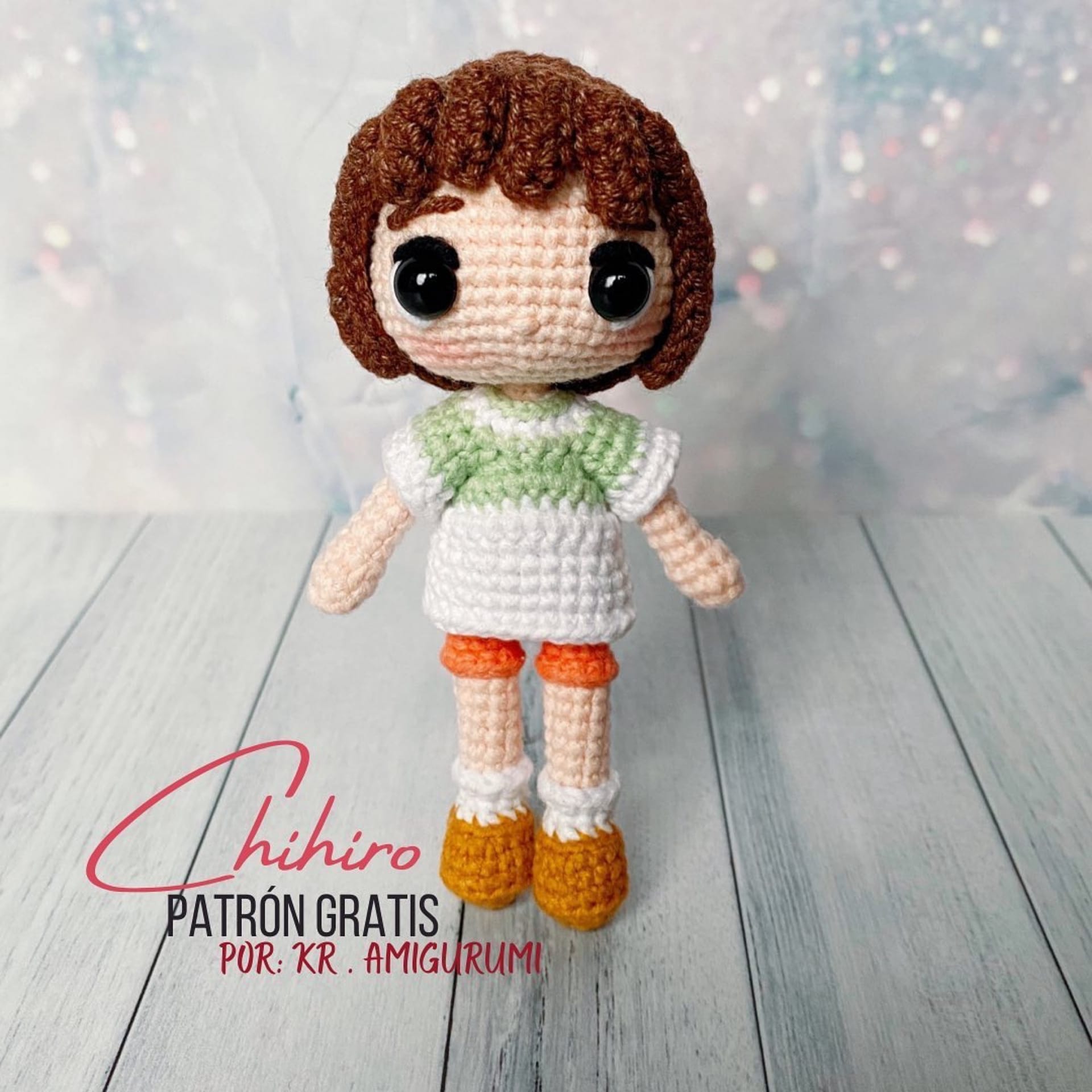 PATRÓN GRATIS de Chihiro Amigurumi paso a paso
