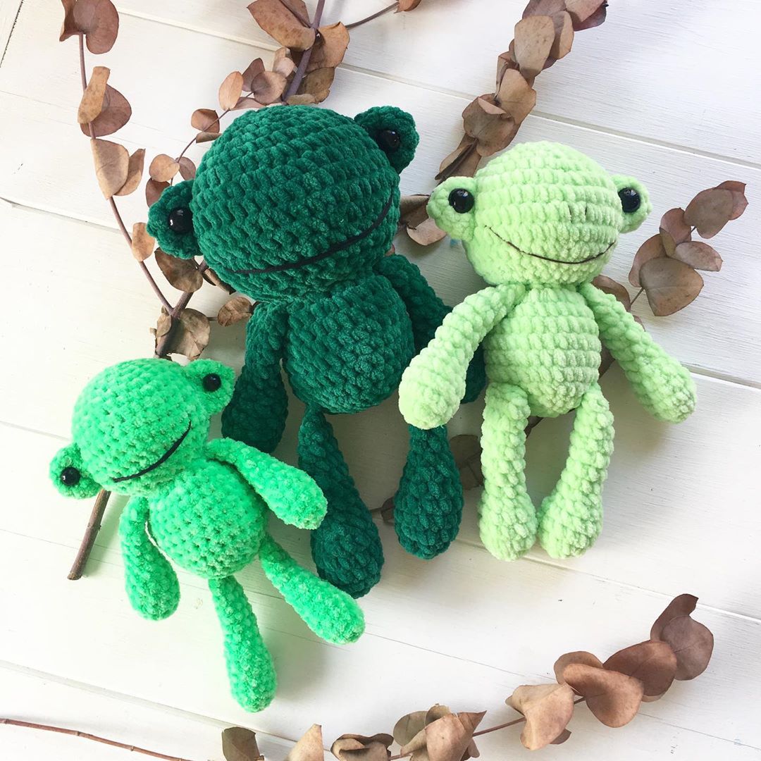 PATRÓN GRATIS Rana Feliz Amigurumi paso a paso