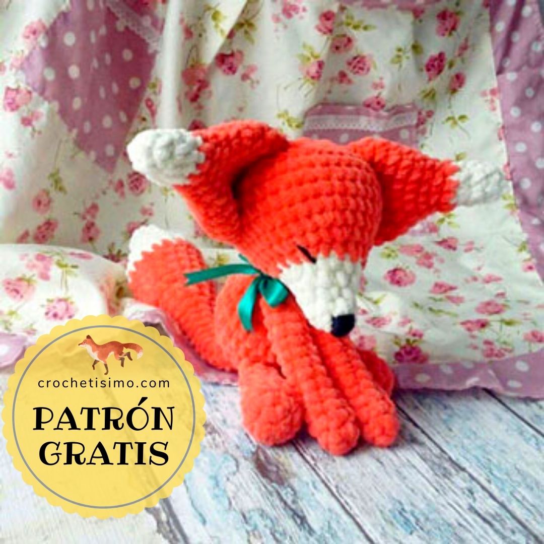 PATRÓN GRATIS Zorro Dormido Amigurumi paso a paso en español