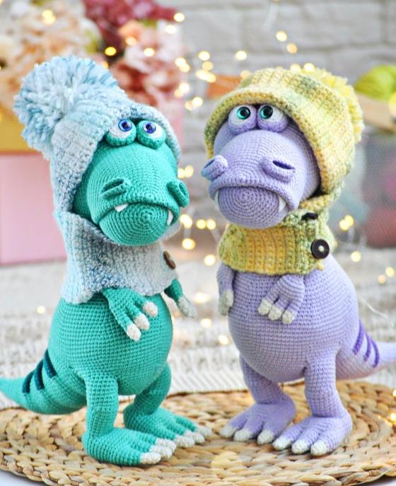 PATRÓN GRATIS Tirano-saurio Rex Amigurumi paso a paso en español