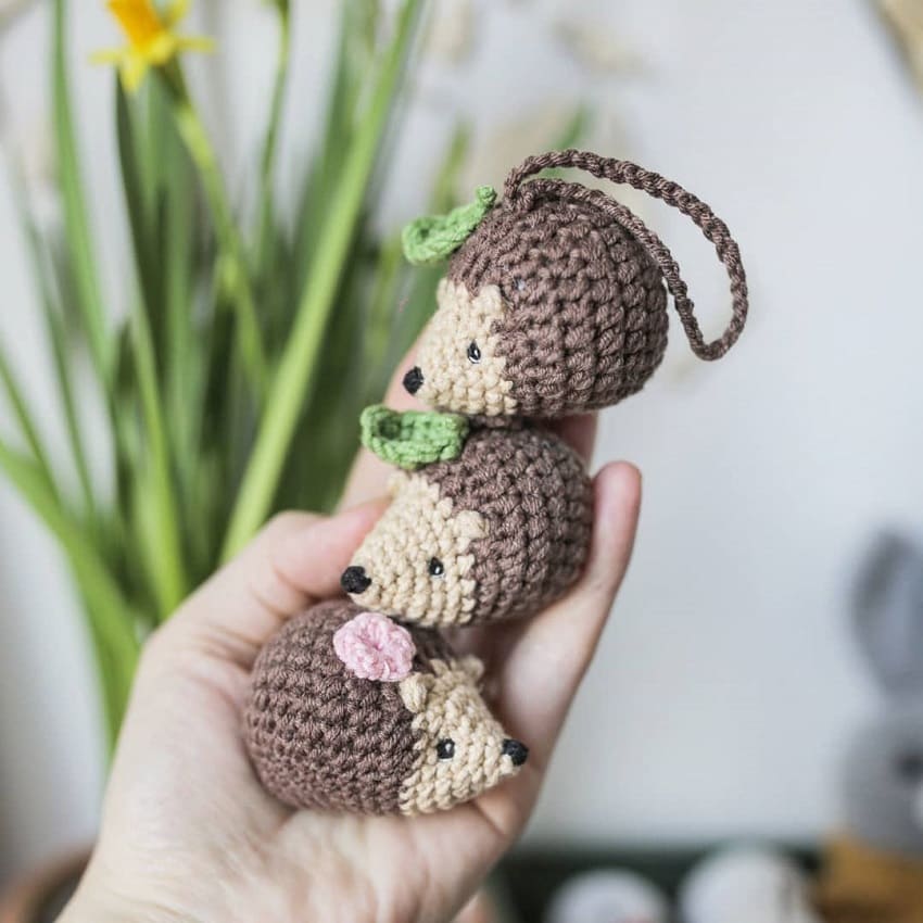 PATRÓN GRATIS Erizo(europaeus) Amigurumi paso a paso en español