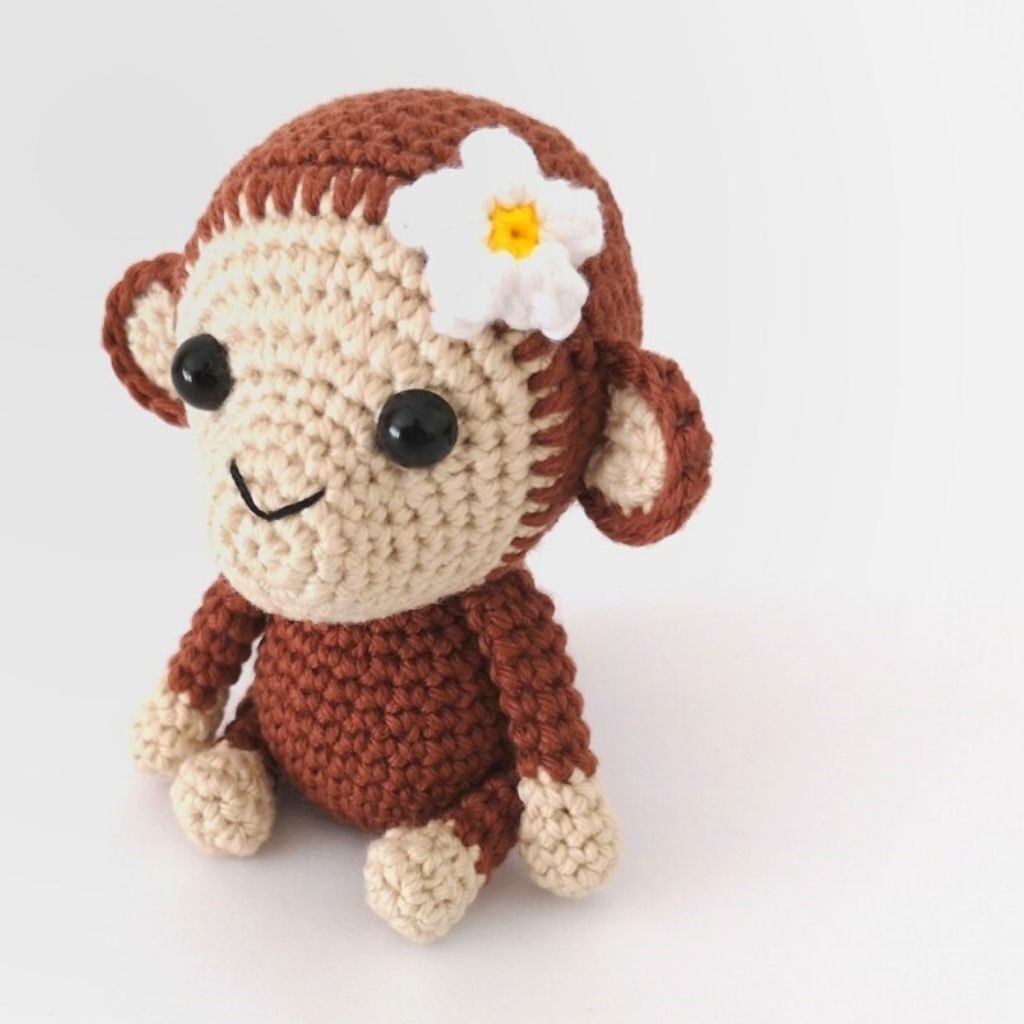 PATRÓN GRATIS Pequeño Monkey paso a paso