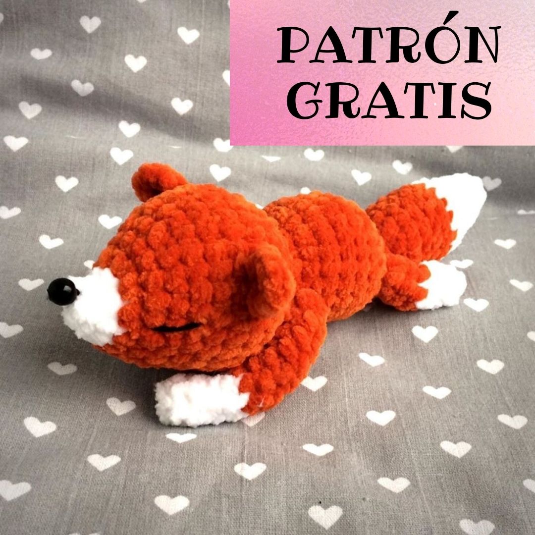 PATRÓN GRATIS Zorro Durmiente Amigurumi paso a paso en español
