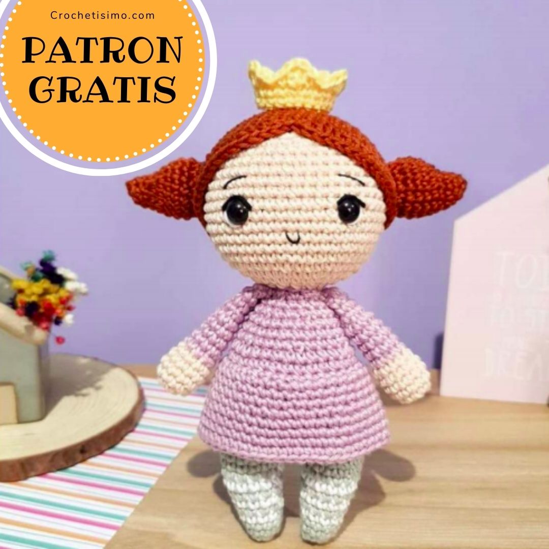 PATRÓN GRATIS Muñeca Lola Amigurumi paso a paso
