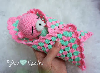 PATRON GRATIS Ositos bebé durmiendo con manta paso a paso