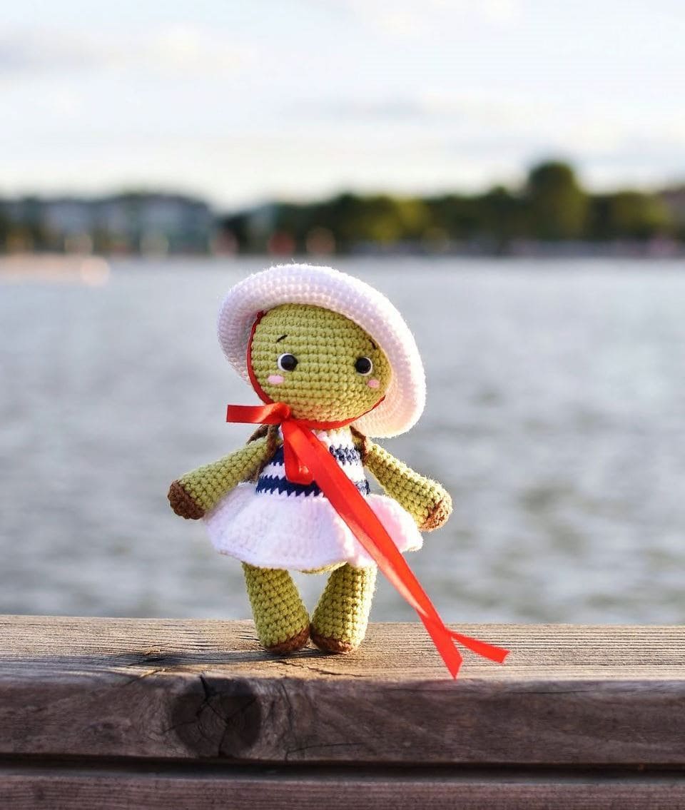 PATRÓN GRATIS Tortuga Marina bebe Nika Amigurumi