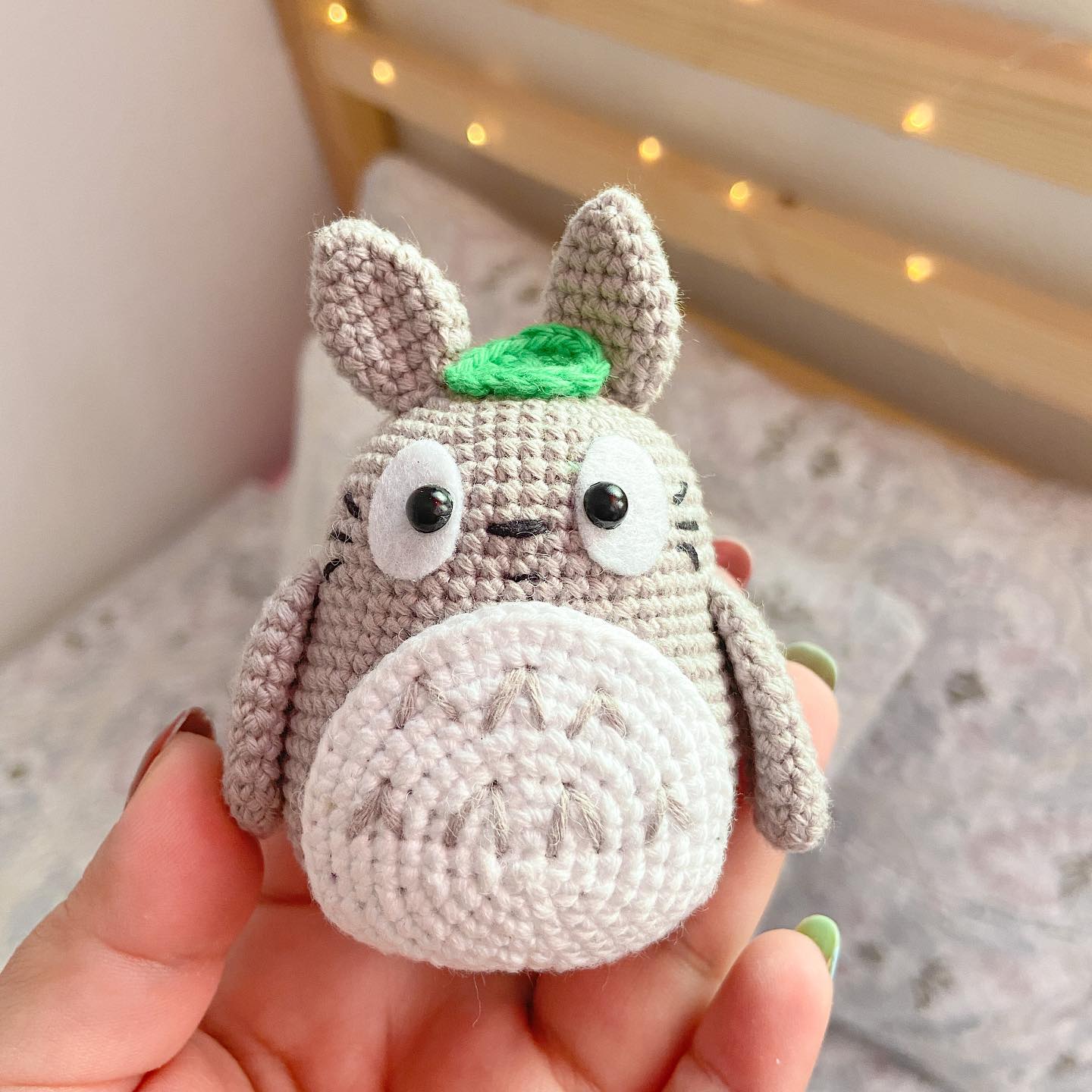 PATRÓN GRATIS Totoro Llavero Juguete Amigurumi paso a paso (Español)