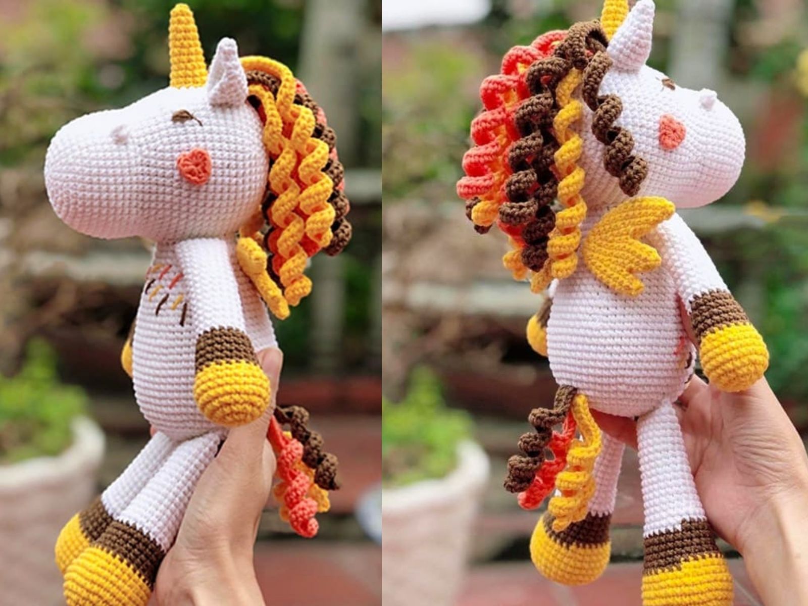 PATRÓN GRATIS Lindo Unicornio Amigurumi paso a paso