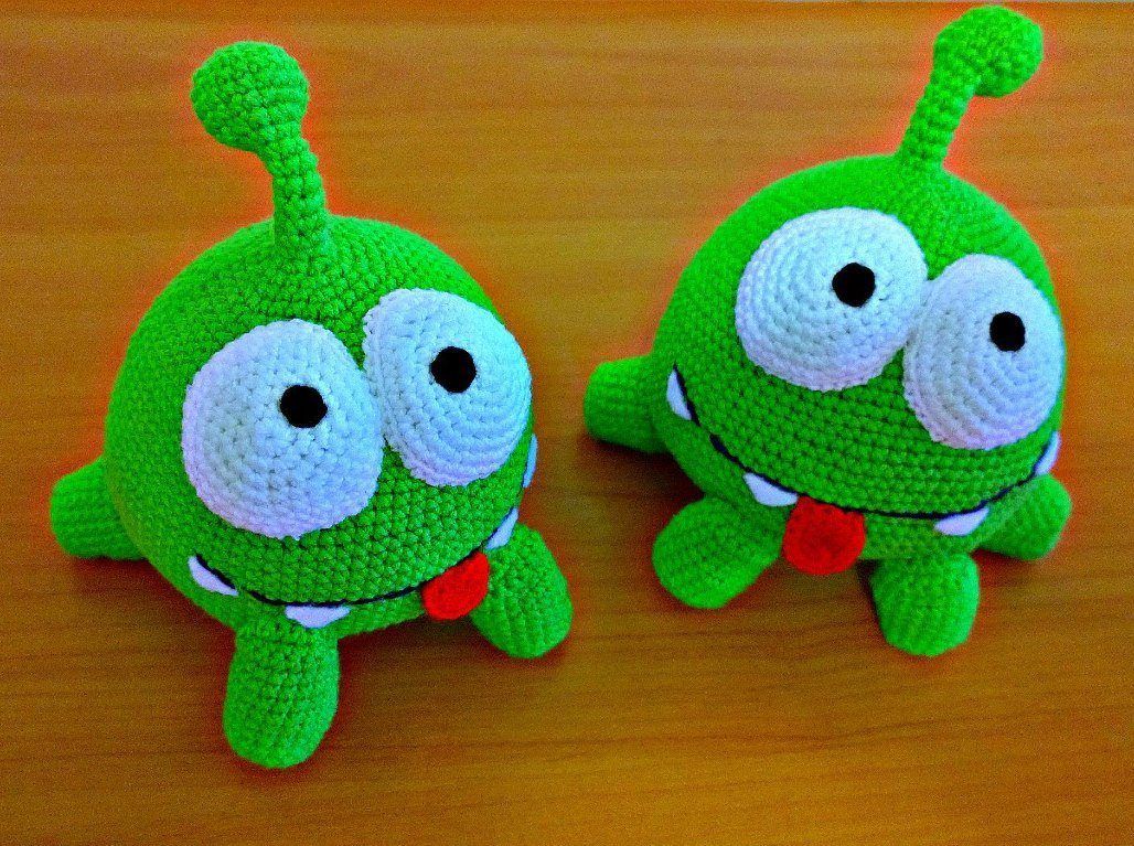 PATRÓN GRATIS Om Nom Amigurumi paso a paso