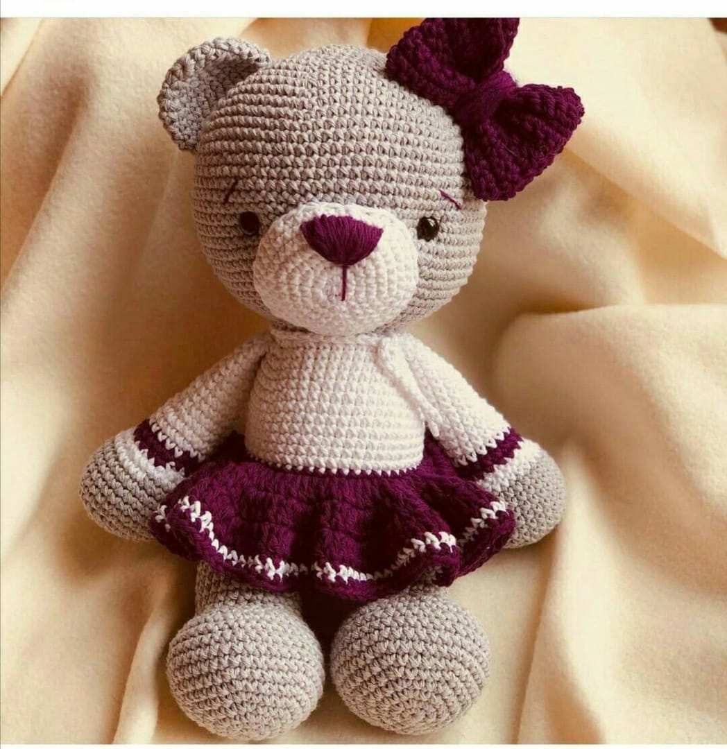 PATRON GRATIS Tierna Osita Amigurumi