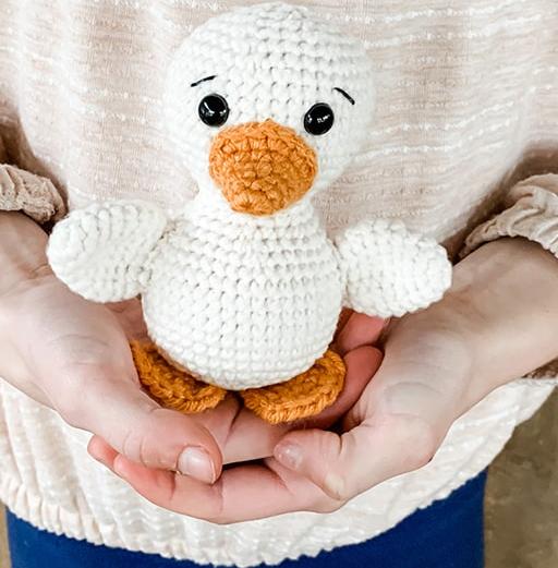 PATRON GRATIS Pato Amigurumi paso a paso