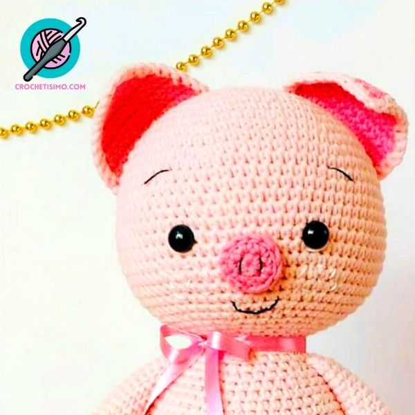 PATRÓN GRATIS Tierno Cerdito Amigurumi