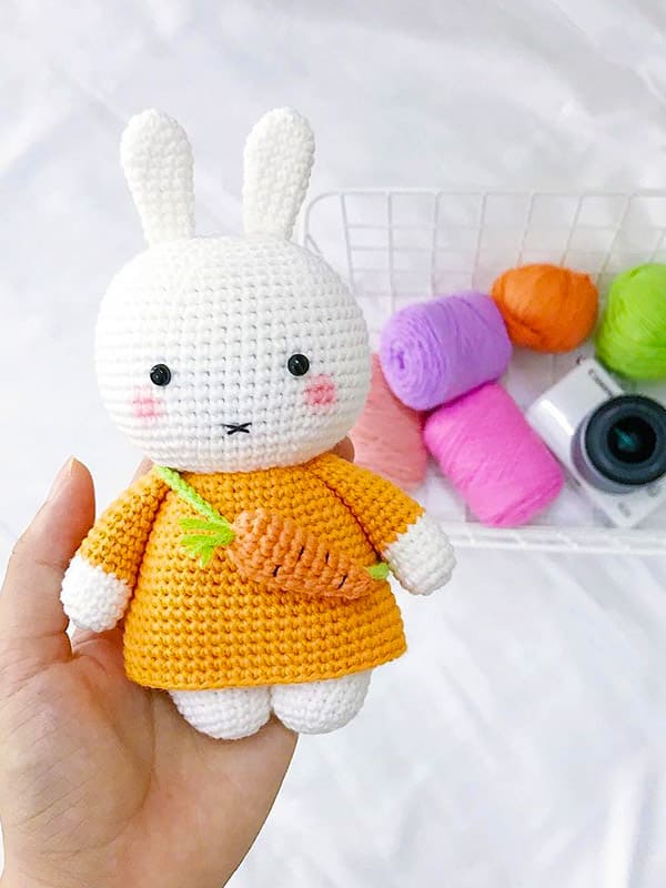 PATRÓN GRATIS Conejo Amigurumi paso a paso