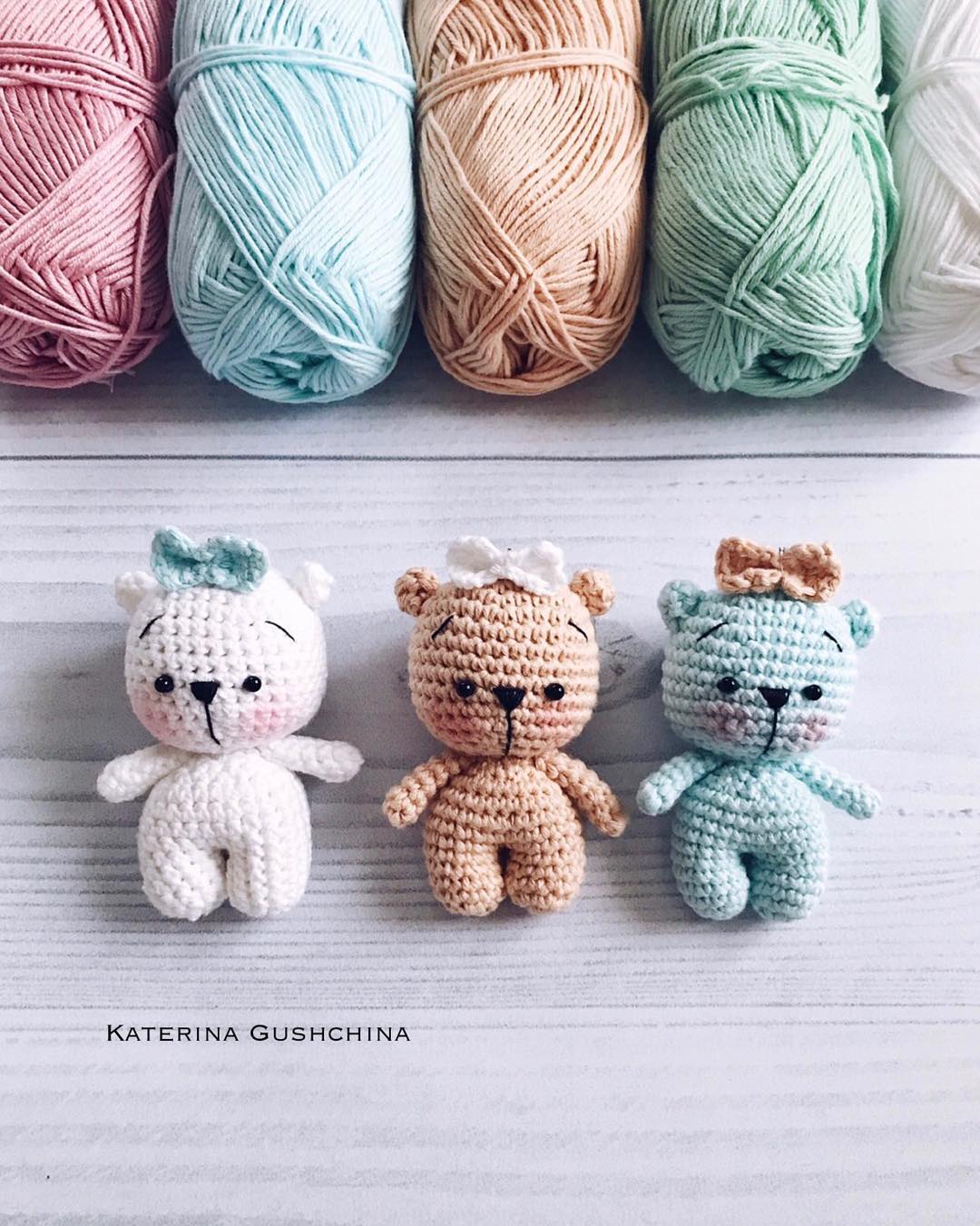 PATRÓN GRATIS Ositos Amigurumi pas a paso