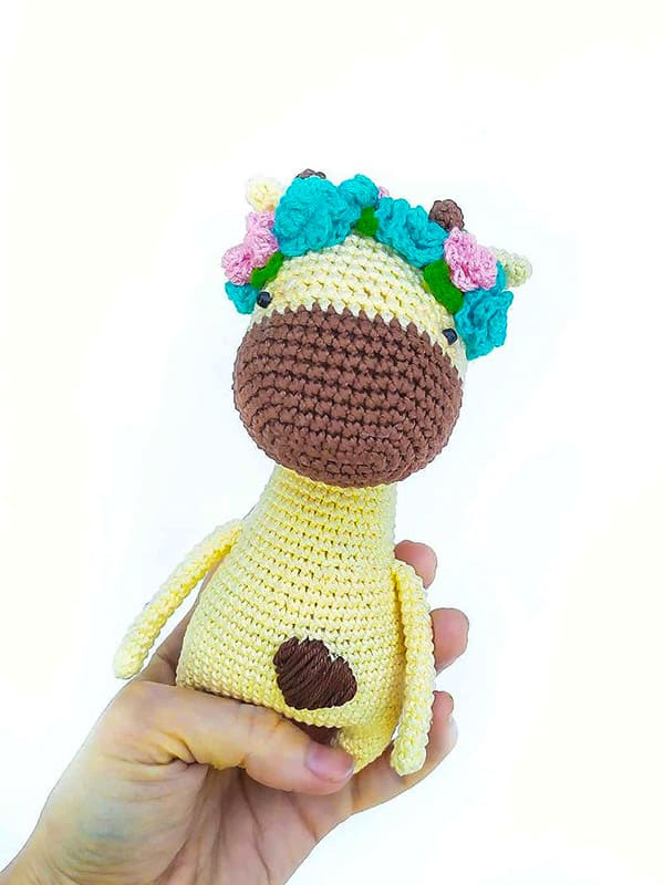 PATRÓN GRATIS Jirafa Amigurumi paso a paso