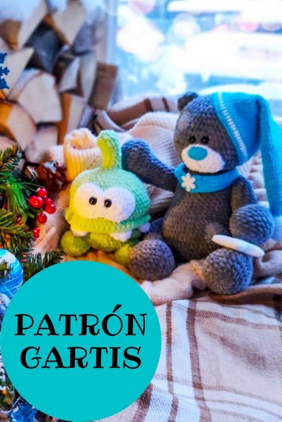 PATRÓN GRATIS Osito de peluche Amigurumi paso a paso