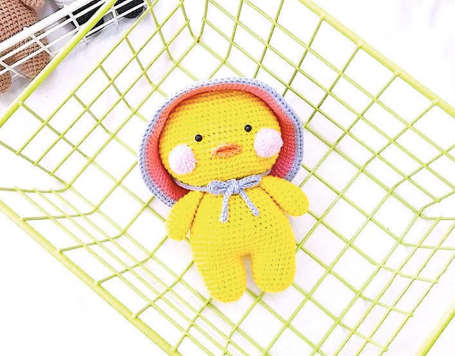 PATRÓN GRATIS Patito amigurumi paso a paso