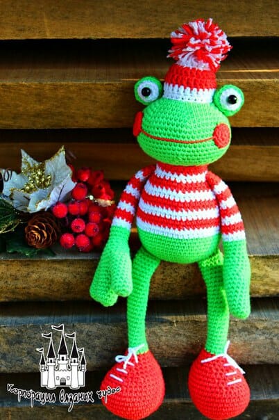 PATRON GRATIS Rana Teodoro Amigurumi