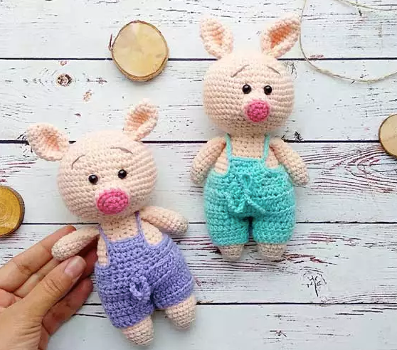 PATRÓN GRATIS Mini Cerdito Amigurumi paso a paso