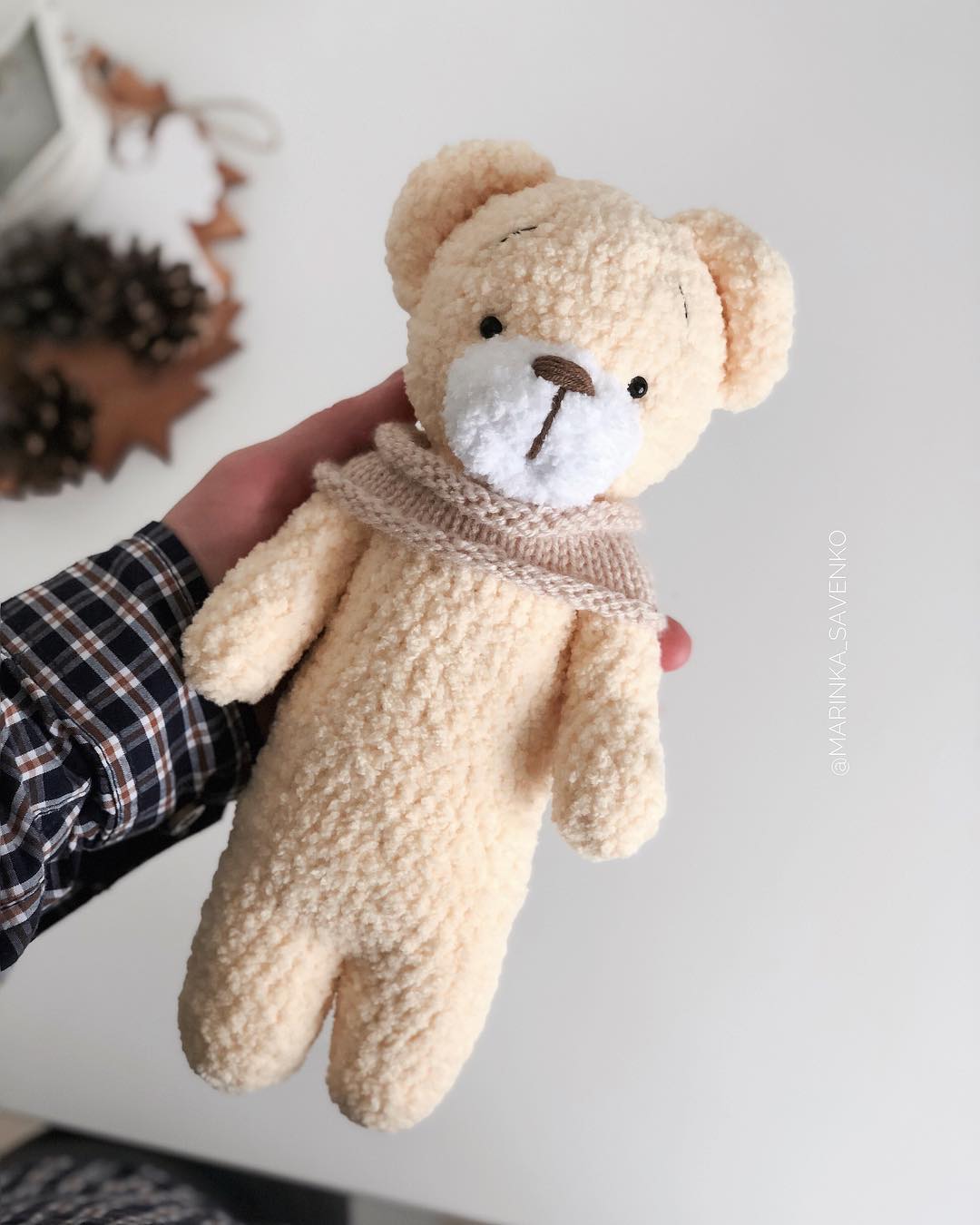 PATRÓN GRATIS Oso de miel Amigurumi paso a paso