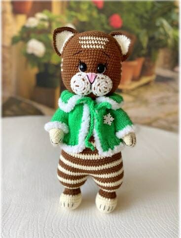 PATRÓN GRATIS Gato a Rayas Juguete Amigurumi