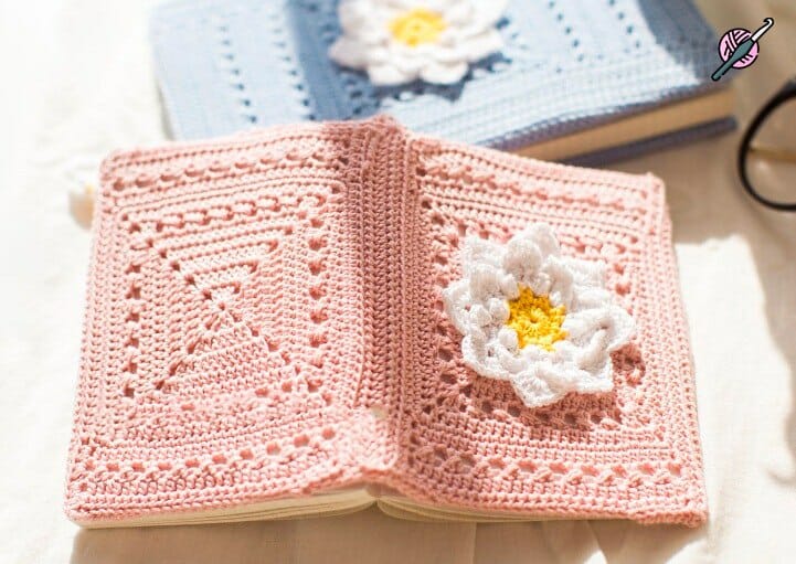 PATRÓN GRATIS Cubierta para Libros en crochet - Crochetisimo