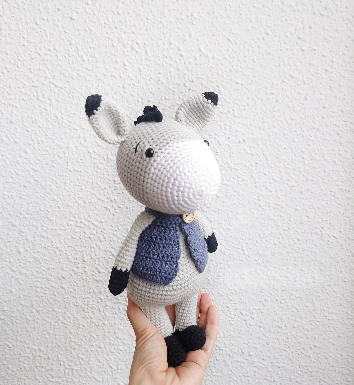 PATRÓN GRATIS Oliver el Burro Juguete Amigurumi