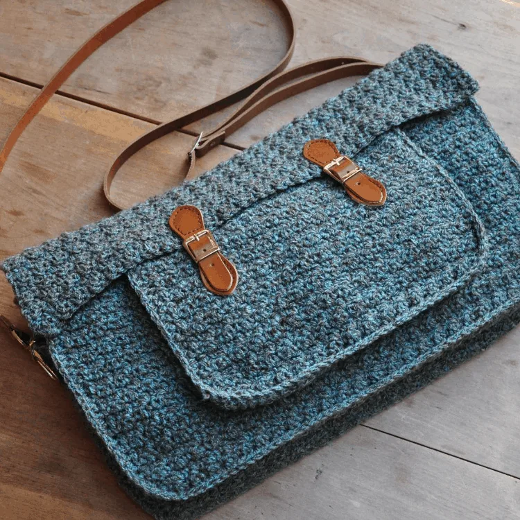 PATRÓN GRATIS Bolsa de Mensajero en Crochet