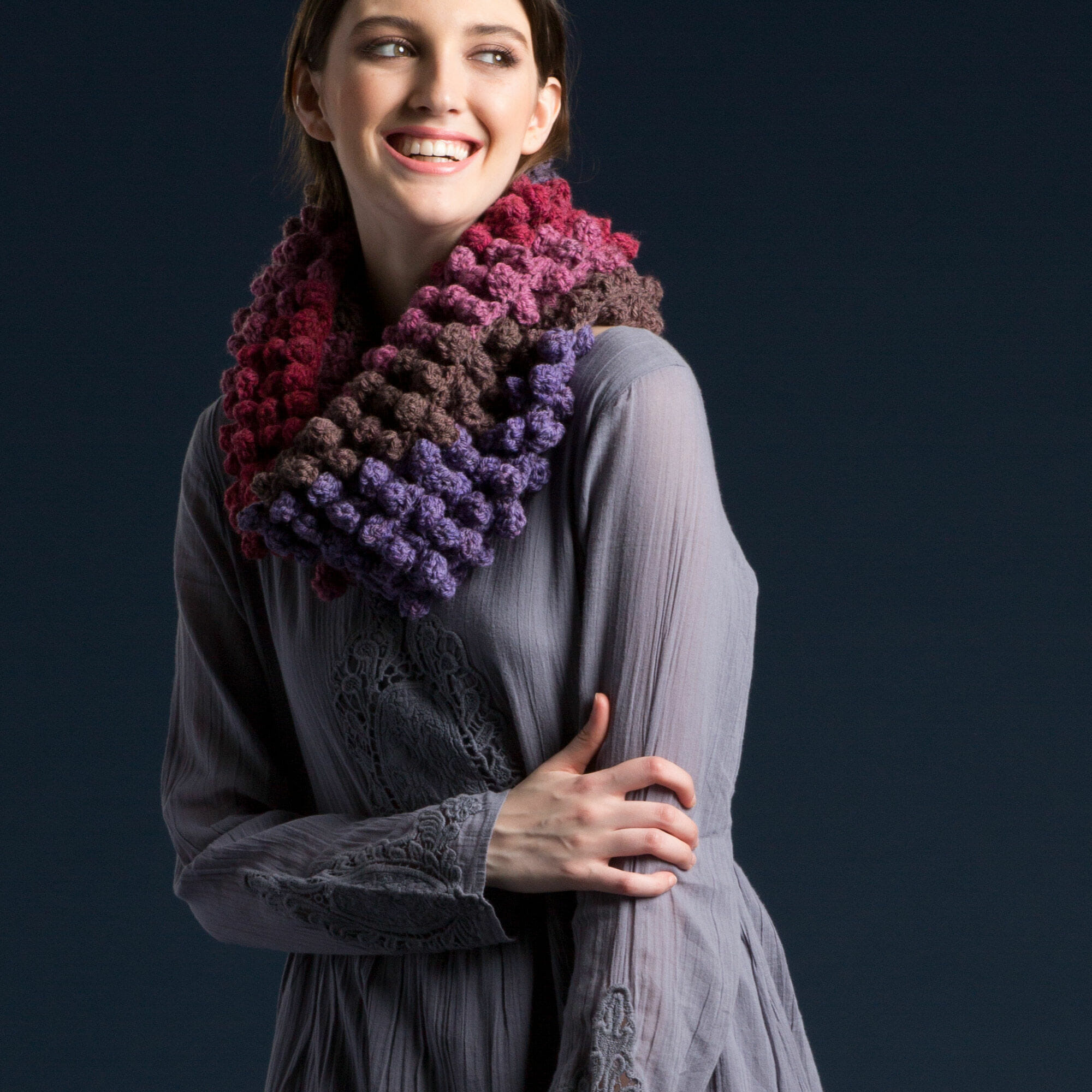 PATRÓN GRATIS Capucha en Punto Palomita a Crochet