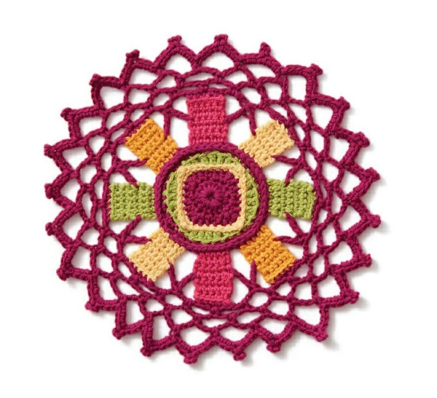 PATRÓN GRATIS Mándala Denali a Crochet