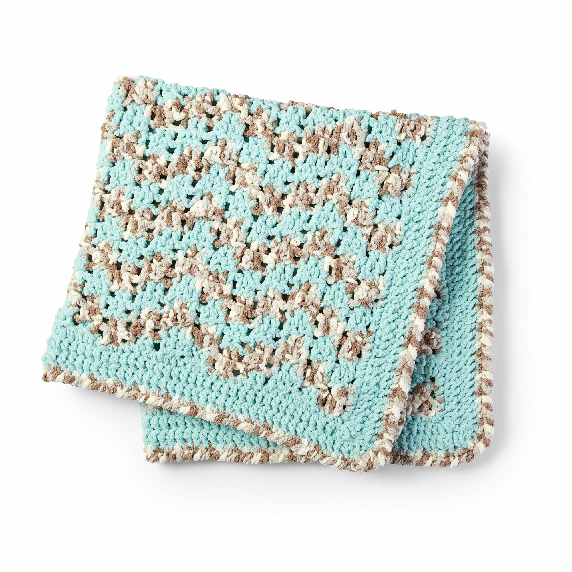 PATRÓN GRATIS Manta Bargello para Bebé en Crochet