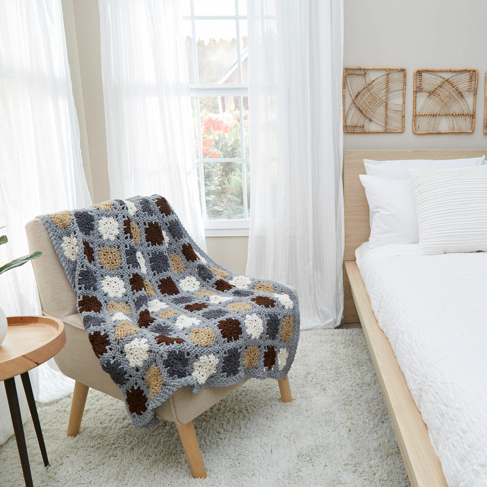 PATRÓN GRATIS Exquisita Manta Apolline  a Crochet